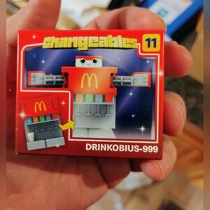 McDonald's Happy Meal Toy Changeables-DRINKOBIUS-999 #11 (unopened)